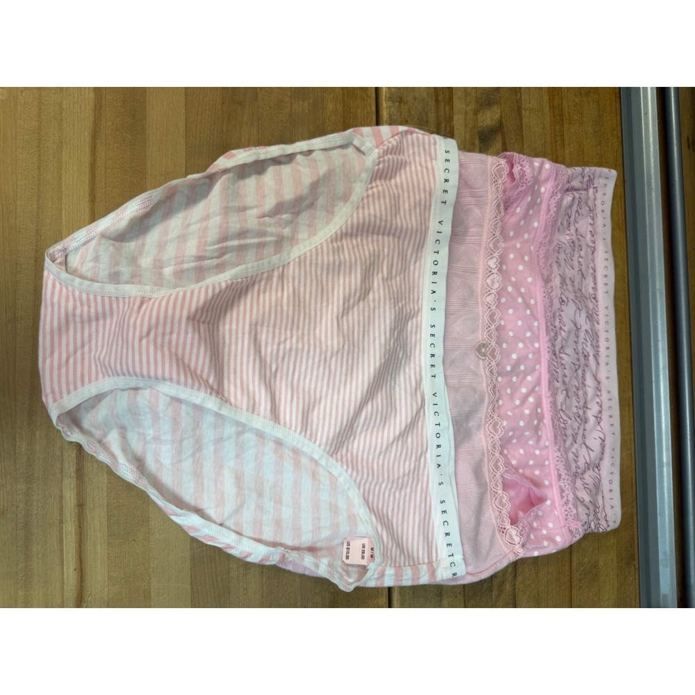 Victoria's Secret High Leg Brief Panties NWT 4 Pack Pink M